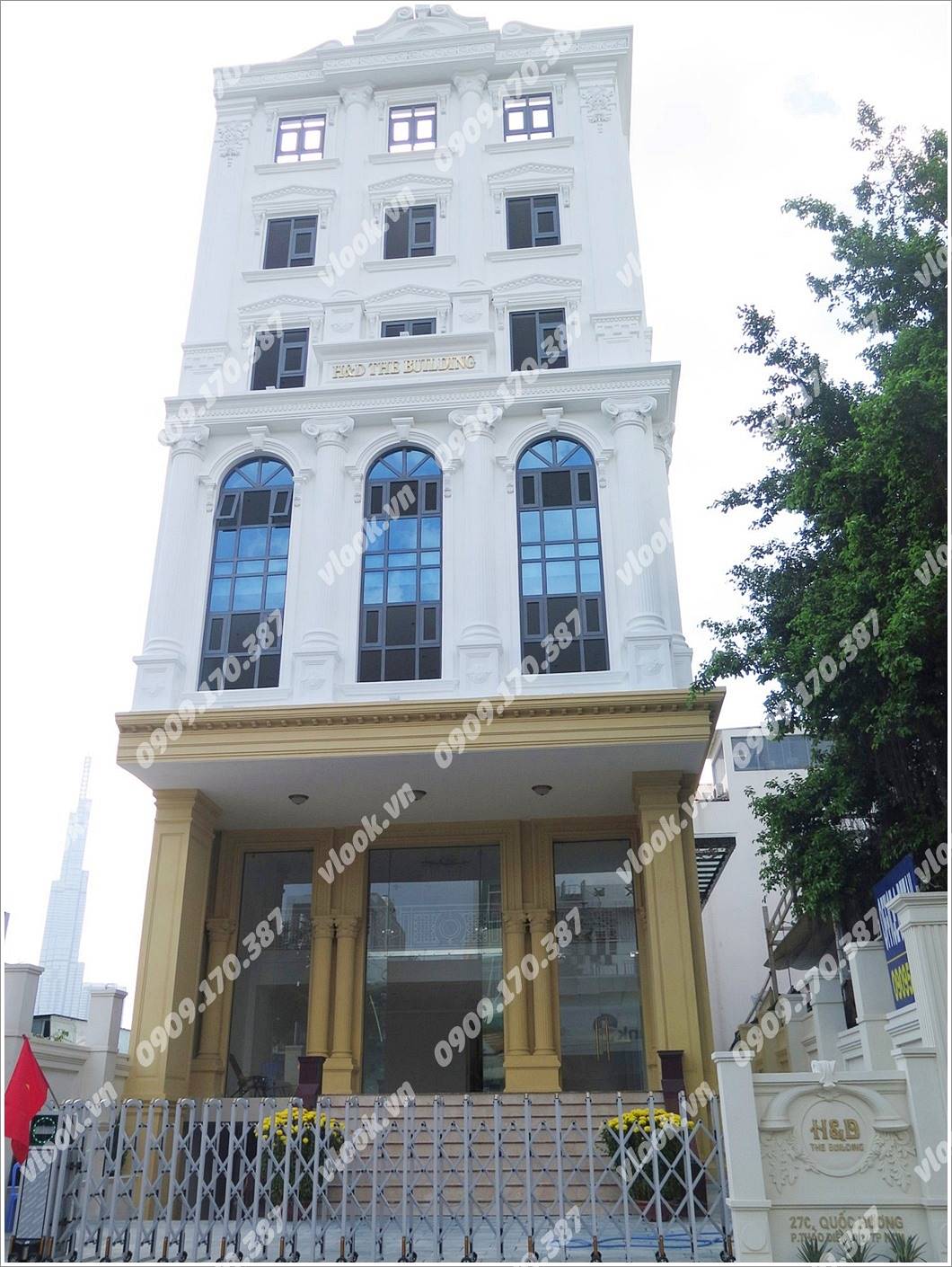 Cao ốc văn phòng cho thuê tòa nhà H&D Building, Quốc Hương, Quận 2, TPHCM - vlook.vn