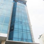 Mặt trước toàn cảnh oà cao ốc văn phòng cho thuê GIC Golden Building, đường Điện Biên Phủ, quận Bình Thạnh, TP.HCM - vlook.vn