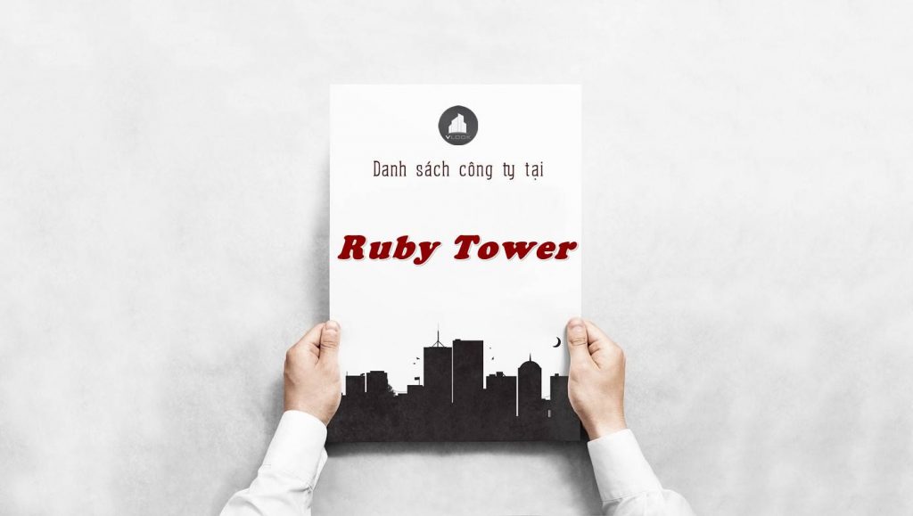 Danh sách công ty tại tòa nhà Ruby Tower, Quận 1 - vlook.vn