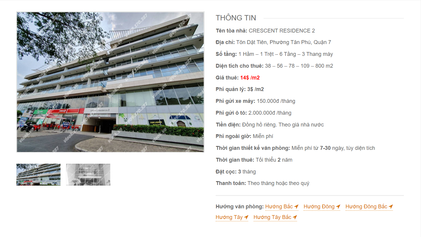 Danh sách công ty tại tòa nhà Cresent Residence Tôn Dật Tiên, Quận 7 - vlook.vn