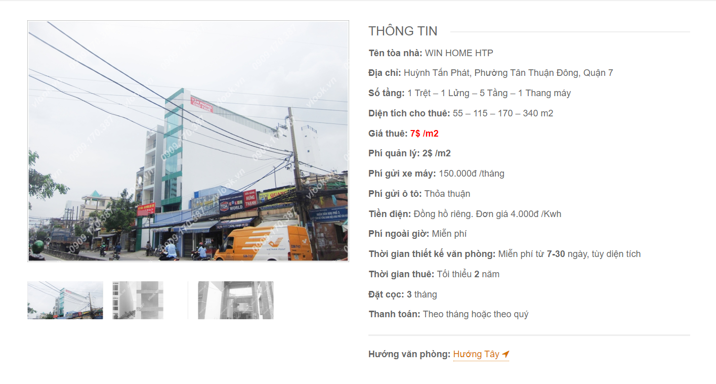 Danh sách công ty thuê văn phòng tại Win Home HTP Huỳnh Tấn Phát, Quận 7 - vlook.vn