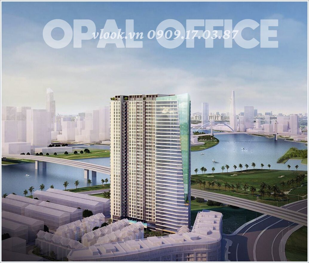 Cao ốc cho thuê văn phòng Opal Tower, Nguyễn Hữu Cảnh, Quận Bình Thạnh - Văn phòng cho thuê TP.HCM - vlook.vn