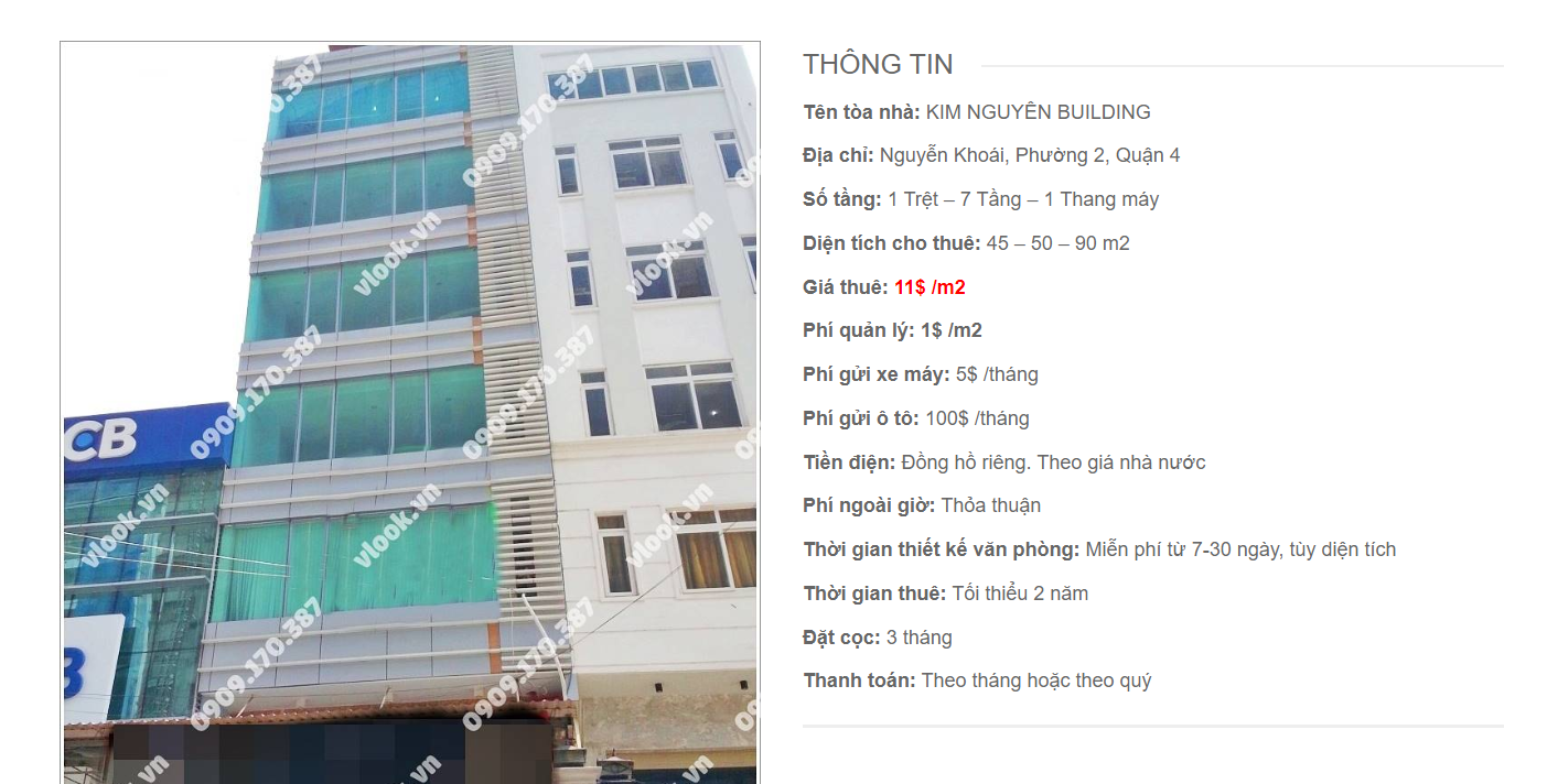 Danh sách công ty thuê văn phòng tại Tân Kim Nguyên Building, Nguyễn Khoái, Quận 4