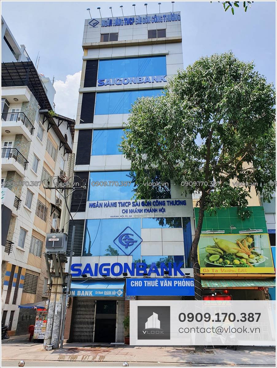 Cao ốc văn phòng cho thuê Saigonbank Building, 208-210 Khánh Hội, Quận 4, TP.HCM - vlook.vn