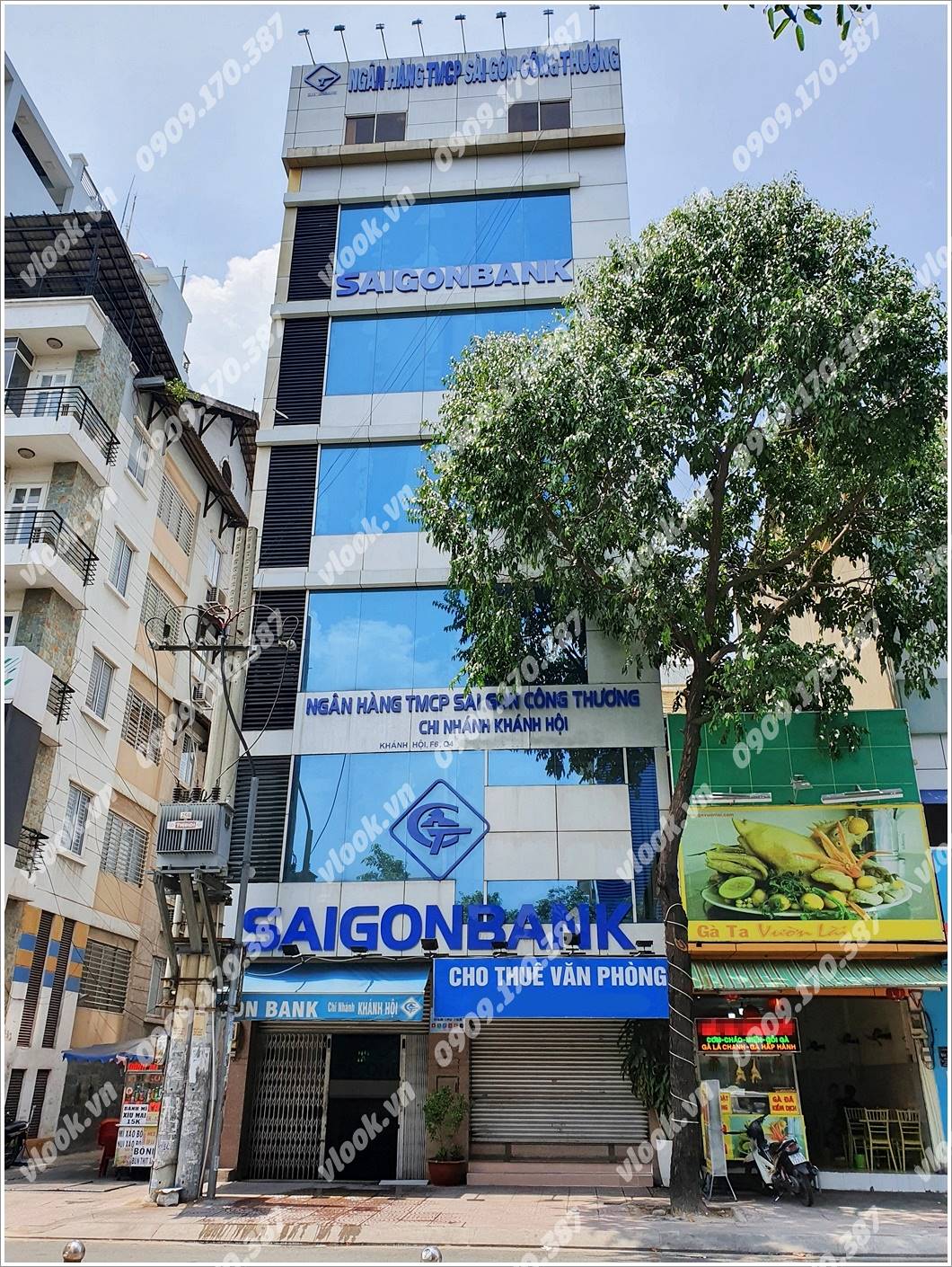 Cao ốc văn phòng cho thuê Saigonbank Building Khánh Hội, Quận 4, TP.HCM - vlook.vn