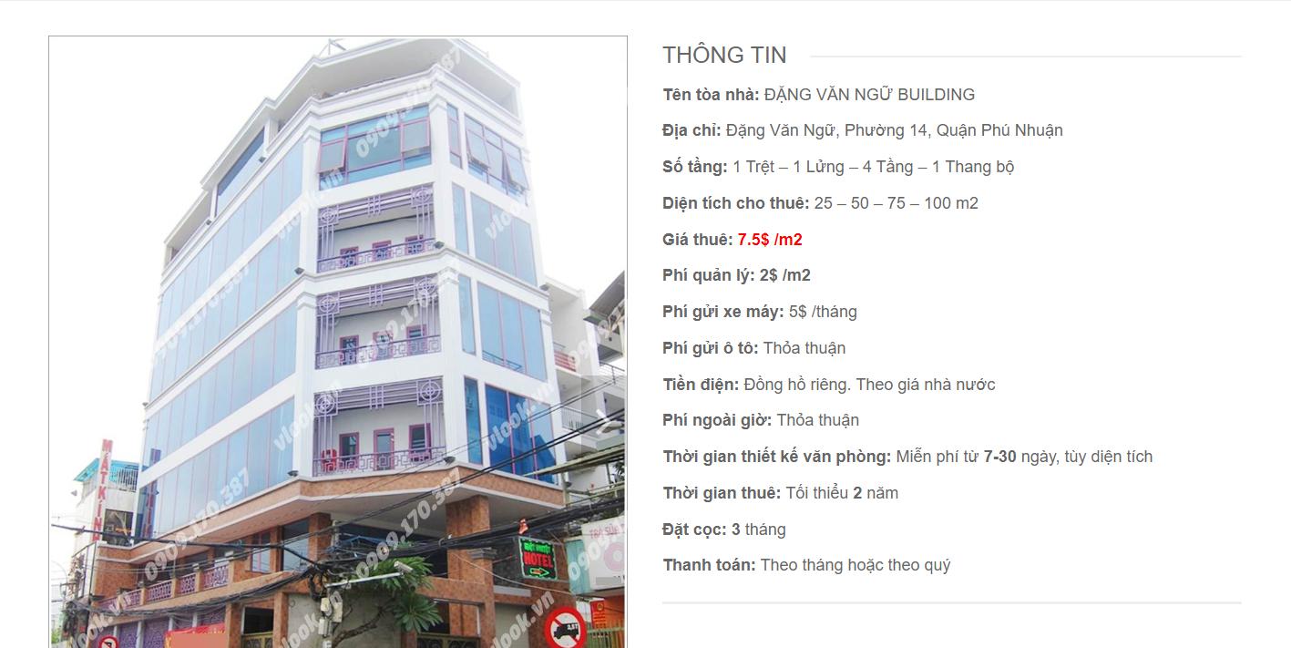 Danh sách công ty tại tòa nhà Đặng Văn Ngữ Building, Quận Phú Nhuận
