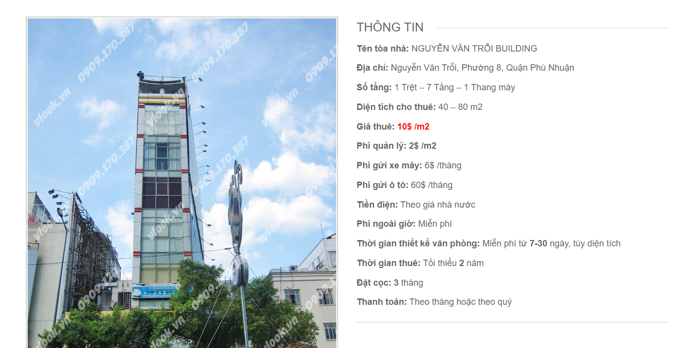 Danh sách công ty tại tòa nhà Nguyễn Văn Trỗi Building, Quận Phú Nhuận