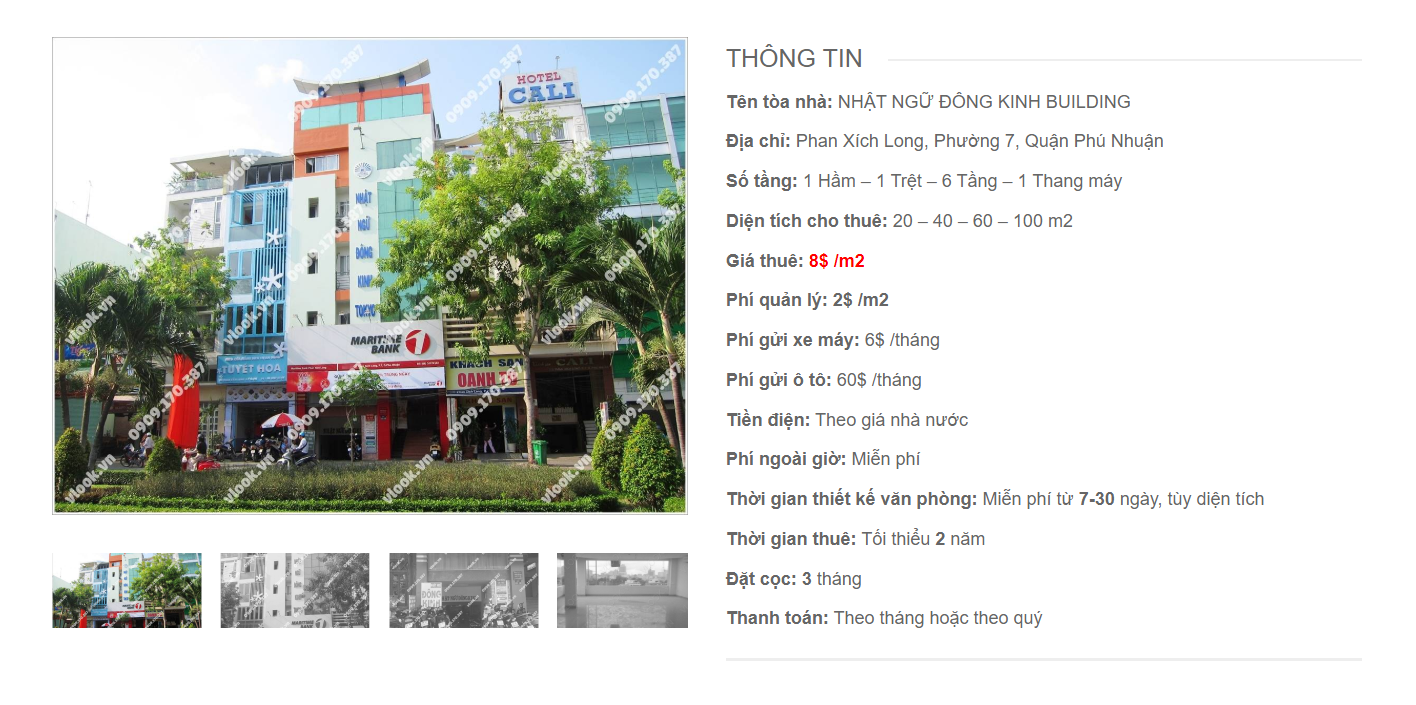 Danh sách công ty tại tòa nhà Nhất Ngữ Đông Kinh Building, Phan Xích Long, Quận Phú Nhuận