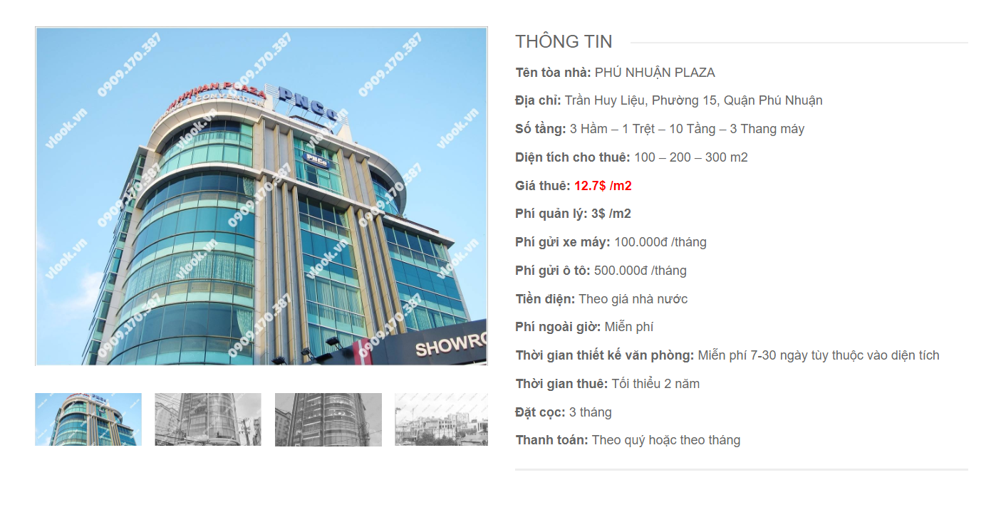 Danh sách công ty tại tòa nhà Phú Nhuận Plaza. Trần Huy Liệu, Quận Phú Nhuận