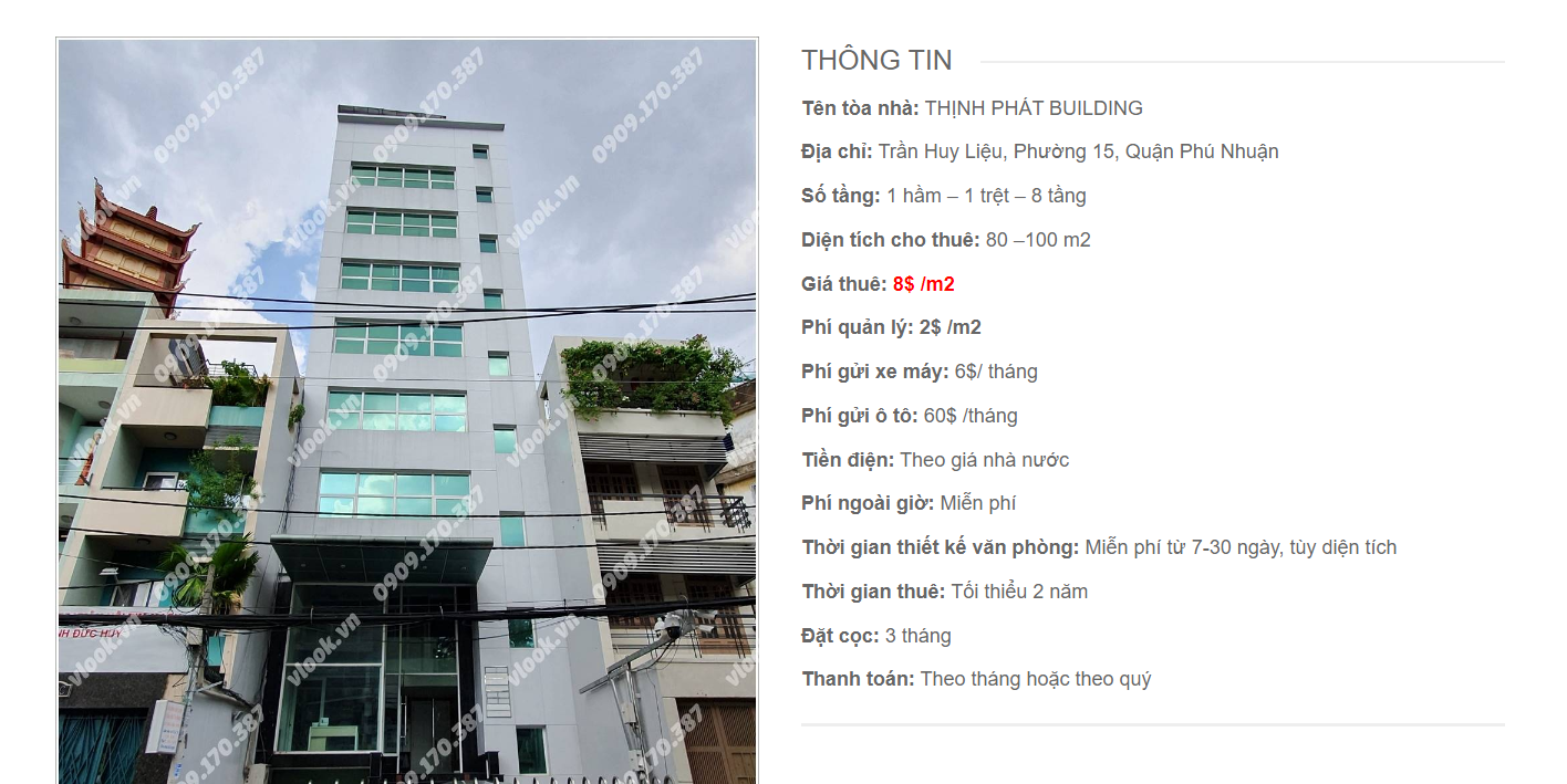 Danh sách công ty tại tòa nhà Thịnh Phát Building, Trần Huy Liệu, Quận Phú Nhuận