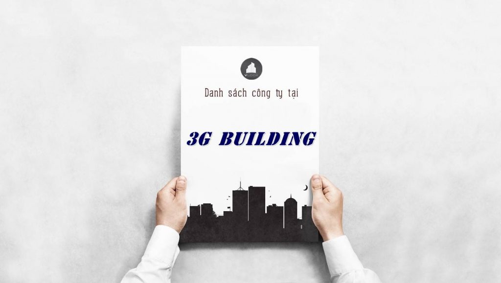 Danh sách công ty tại tòa nhà 3G Building, Quận 3