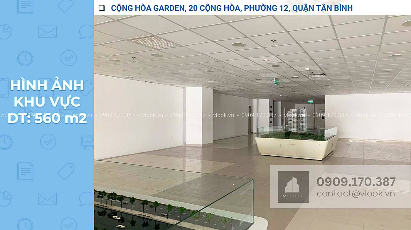 Cộng Hoà Garden, 20 Cộng Hòa, Phường 12, Quận Tân Bình | Văn phòng cho thuê TP.HCM - vlook.vn