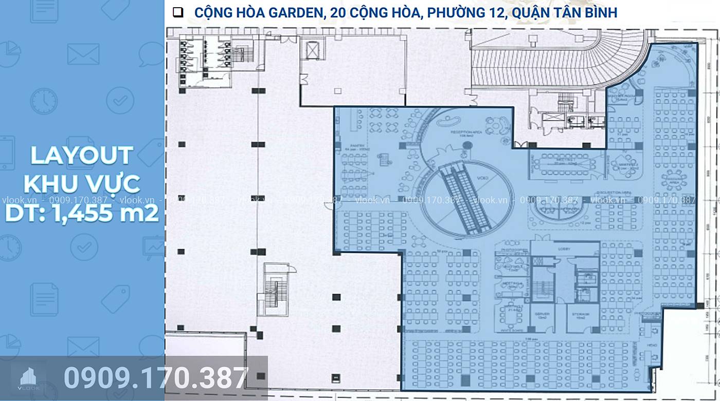 Cộng Hoà Garden, 20 Cộng Hòa, Phường 12, Quận Tân Bình | Văn phòng cho thuê TP.HCM - vlook.vn