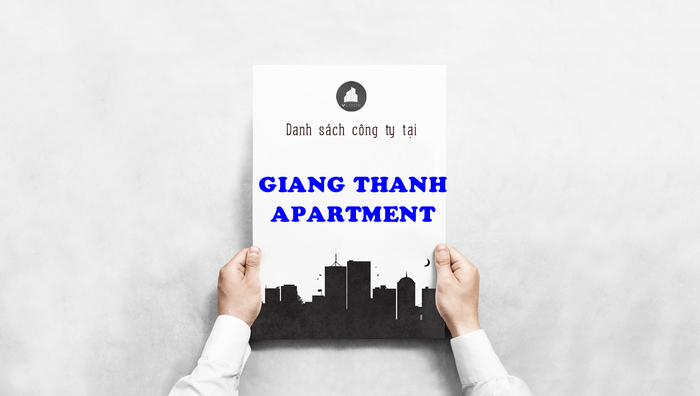 Danh sách công ty tại tòa nhà Giang Thanh Apartment, Trần Quốc Hoàn, Quận Tân Bình