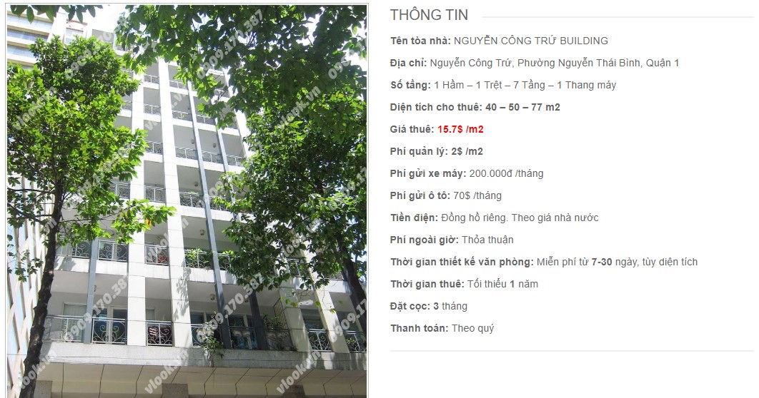Danh sách công ty thuê văn phòng tại Nguyễn Công Trứ Building, Quận 1