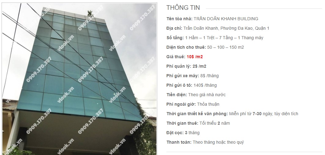 Danh sách công ty thuê văn phòng tại Trần Doãn Khanh Building, Quận 1