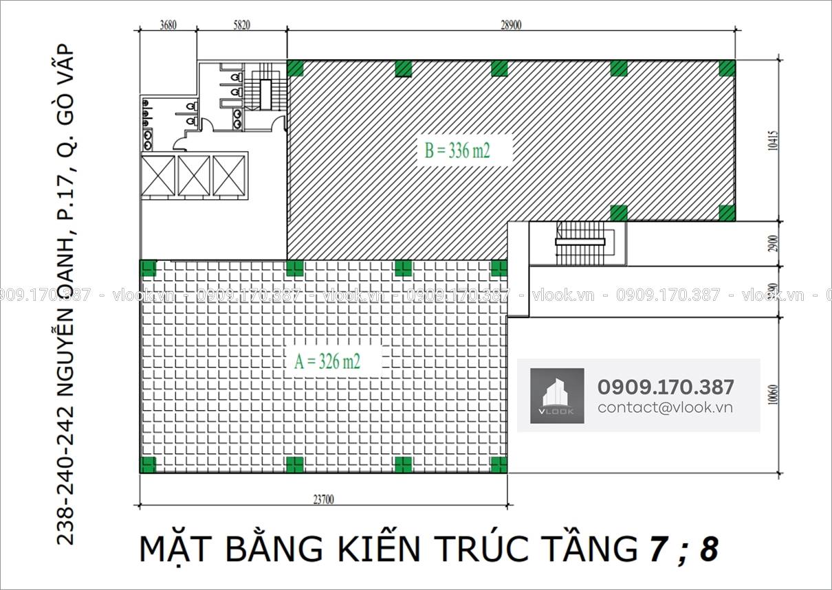 Cao ốc văn phòng cho thuê Mộc Gia Nguyễn Oanh, Văn Phôn Tower, 238-242 Nguyễn Oanh, Phường 17, Quận Gò Vấp, TP.HCM - vlook.vn