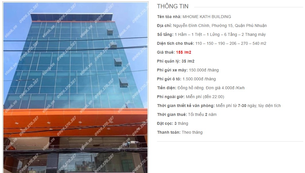 Danh sách công ty tại tòa nhà MHome Kath Building, Quận Phú Nhuận