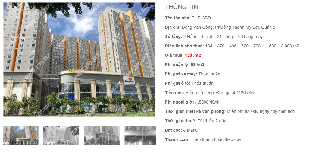 Danh sách công ty thuê văn phòng tại The CBD, Quận 2
