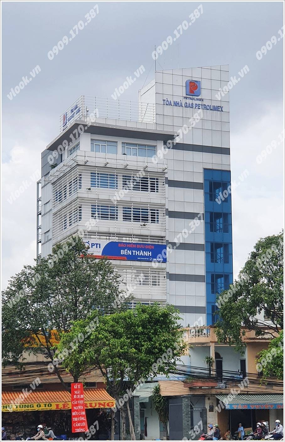 Cao ốc cho thuê văn phòng Tòa nhà Gas Petrolimex, Điện Biên Phủ, Quận Bình Thạnh, TPHCM - vlook.vn