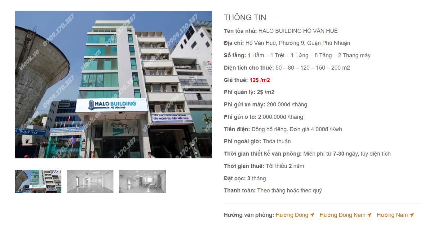Danh sách công ty thuê văn phòng tại tòa nhà Halo Building Hồ Văn Huê, Quận Phú Nhuận