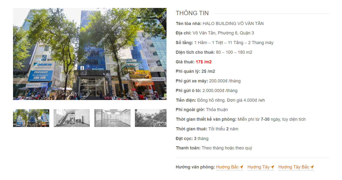 Danh sách công ty thuê văn phòng tại tòa nhà Halo Building Võ Văn Tần, Quận 3