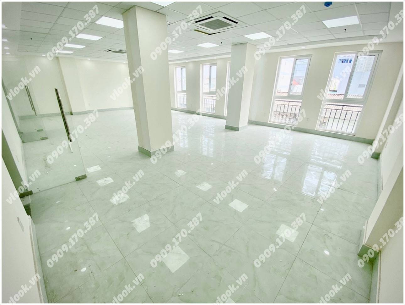 Cao ốc văn phòng cho thuê toà nhà Luxhome Building, Tân Cảng, Quận Bình Thạnh, TPHCM - vlook.vn