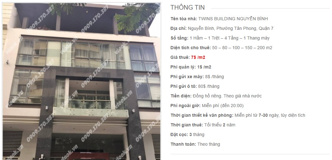 Danh sách công ty thuê văn phòng tại Twins Building Nguyễn Bính, Quận 7