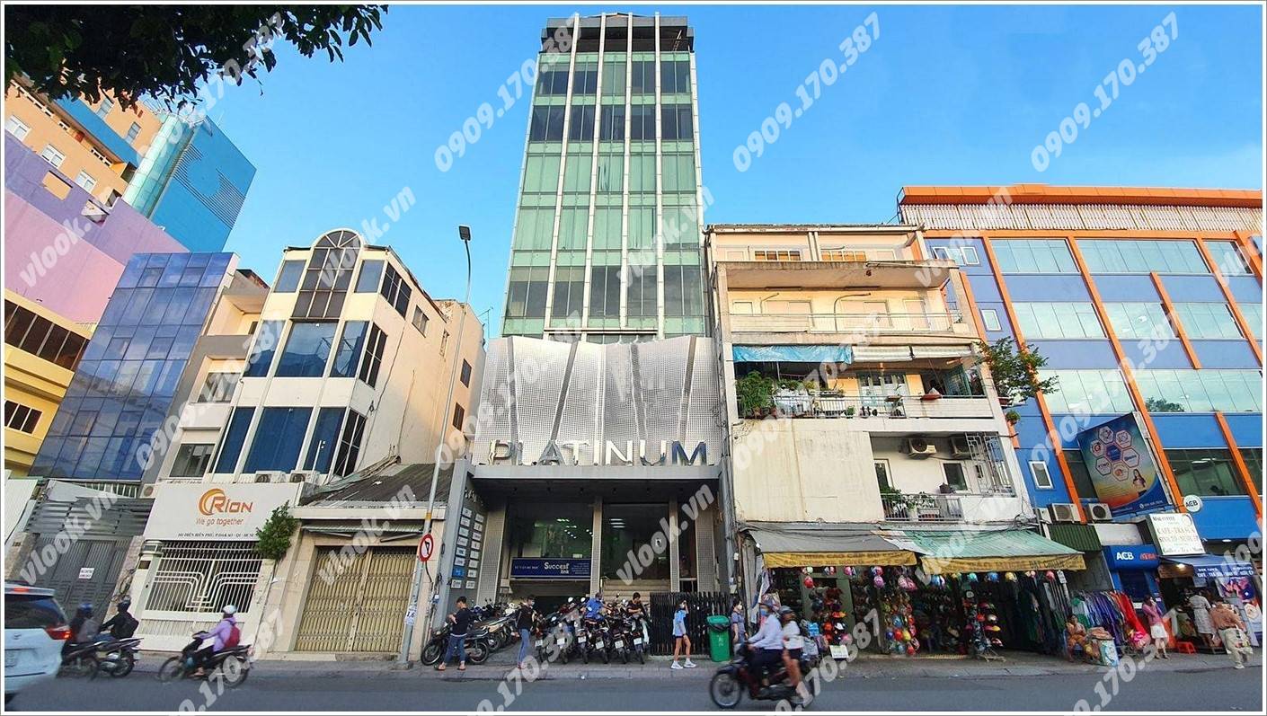 Mặt tiền cao ốc văn phòng cho thuê Tòa nhà Platinum, Điện Biên Phủ, Quận 1 - vlook.vn