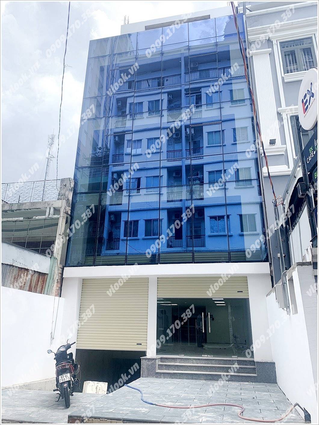 Cao ốc văn phòng cho thuê tòa nhà An Tâm Office Building, Nguyễn Gia Trí, Quận Bình Thạnh, TPHCM - vlook.vn