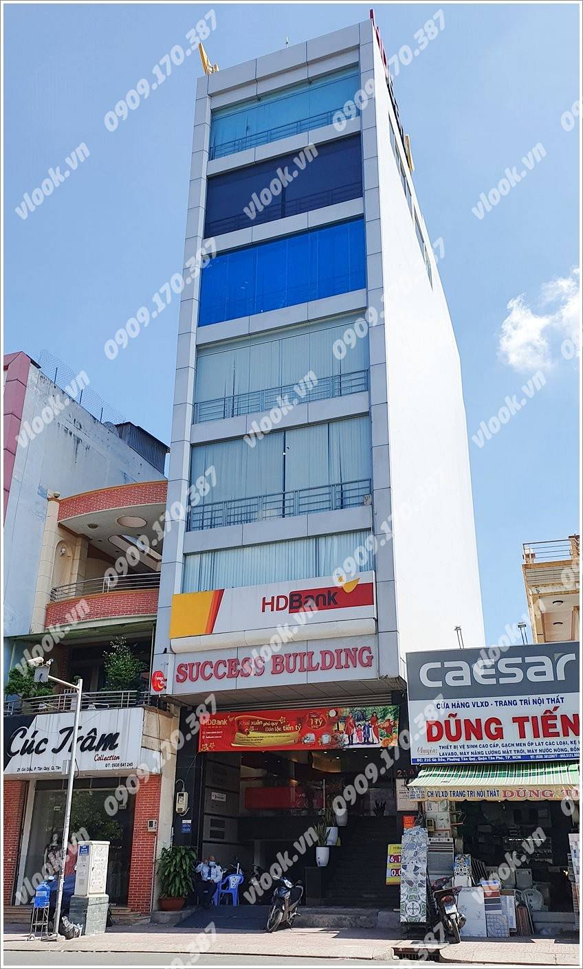 Cao ốc văn phòng cho thuê tòa nhà Success Building, Gò Dầu, Quận Tân Phú - vlook.vn
