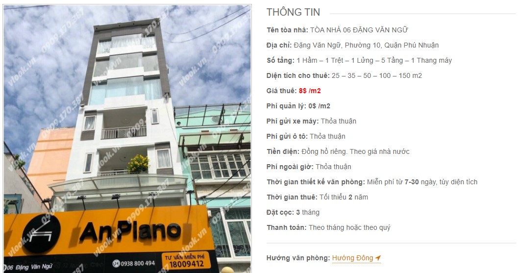 Danh sách công ty tại Tòa nhà 06 Đặng Văn Ngữ, Quận Phú Nhuận