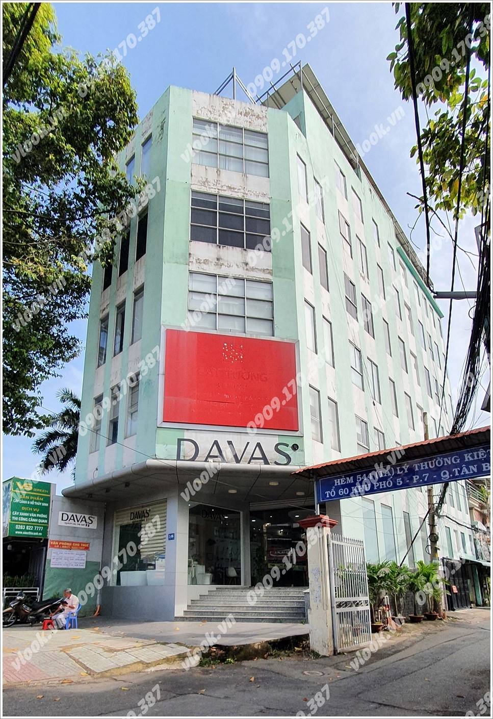 Cao ốc văn phòng cho thuê tòa nhà Davas Building, Lý Thường Kiệt, Quận Tân Bình, TPHCM - vlook.vn