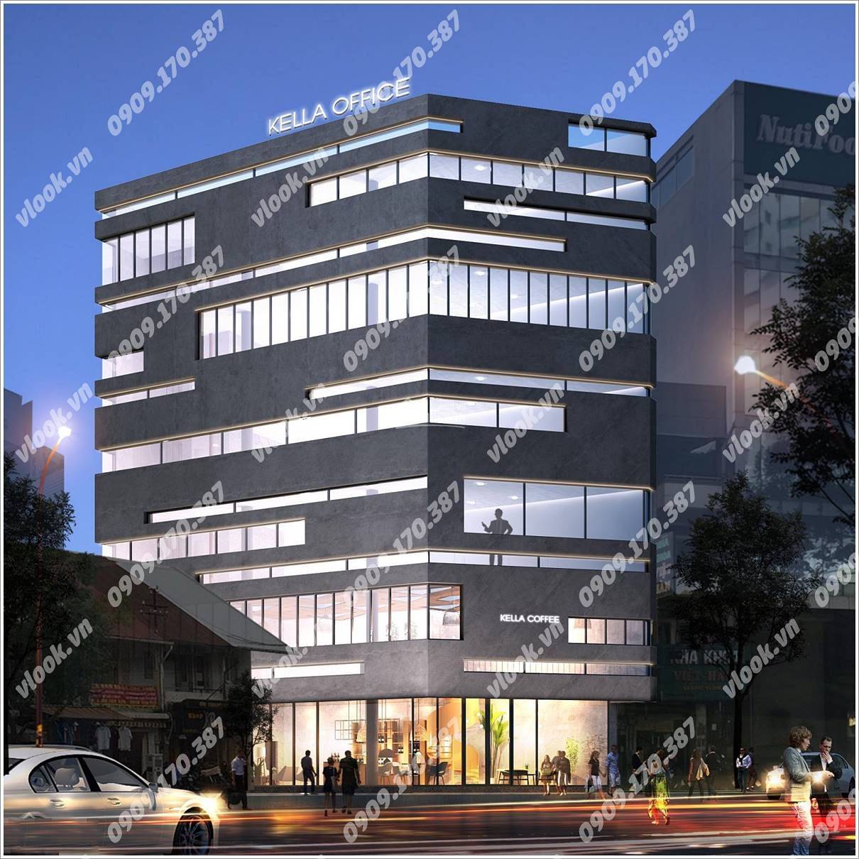 Cao ốc cho thuê văn phòng tòa nhà Kelly Office Hoàng Diệu, Quận 4, TPHCM - vlook.vn