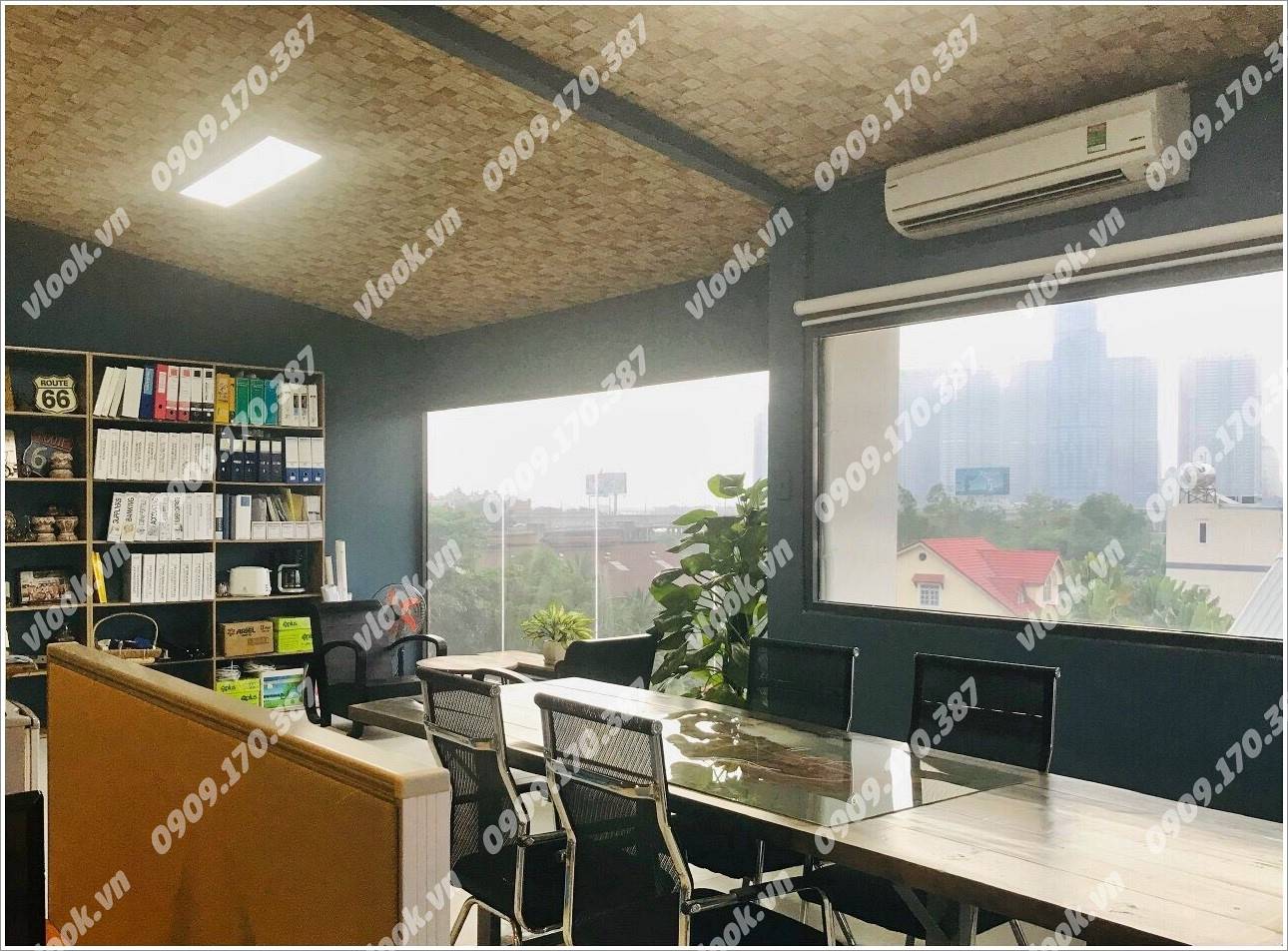 Cao ốc văn phòng cho thuê tòa nhà Le garden Office, Quốc Hương, Quận 2, TPHCM - vlook.vn
