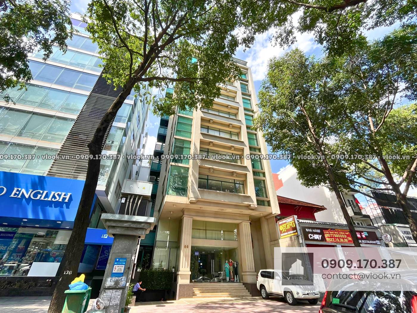 Cao ốc văn phòng cho thuê tòa nhà Thiên Hải Building, 56 Phạm Ngọc Thạch, Quận 3, TPHCM - vlook.vn