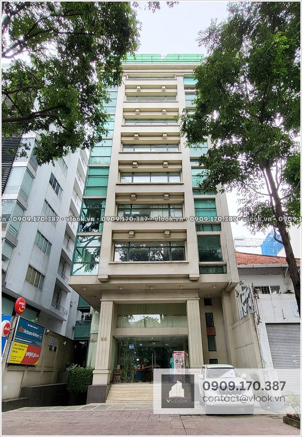 Cao ốc văn phòng cho thuê tòa nhà Thiên Hải Building, 56 Phạm Ngọc Thạch, Quận 3, TPHCM - vlook.vn