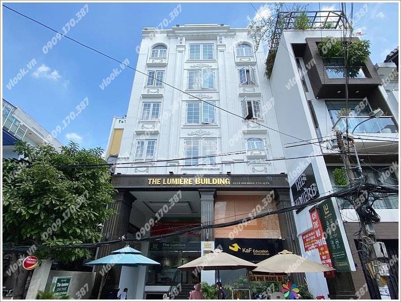 Cao ốc cho thuê văn phòng tòa nhà The Lumiere Building, Lê Văn Huân, Quận Tân Bình, TPHCM - vlook.vn