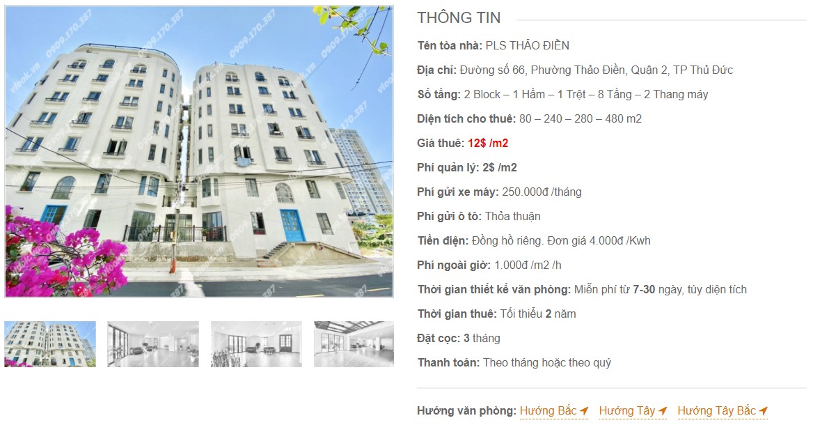 Danh sách công ty thuê văn phòng tại PLS Thảo Điền, Quận 2