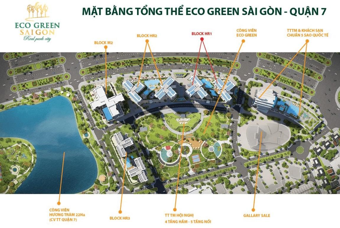 Eco Green Saigon - 39 Nguyễn Văn Linh, Phường Tân Thuận Tây, Quận 7 - Văn phòng cho thuê TP.HCM - vlook.vn