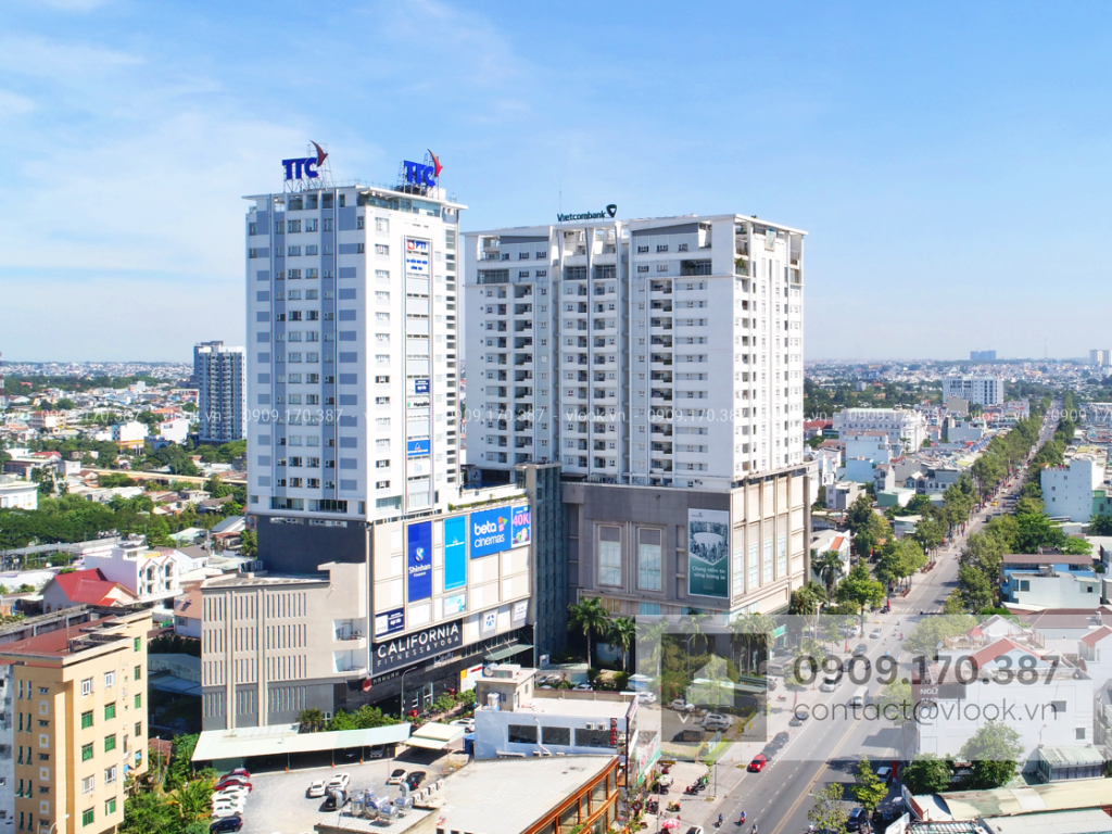 Cao ốc văn phòng cho thuê tòa nhà TTC Plaza Đồng Nai, Võ Thị Sáu, Tp Biên Hòa, Đồng Nai - vlook.vn
