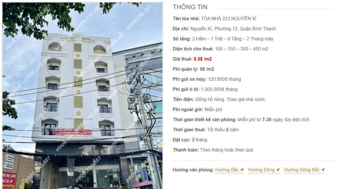 Danh sách công ty tại Tòa nhà 223 Nguyễn Xí, Quận Bình Thạnh
