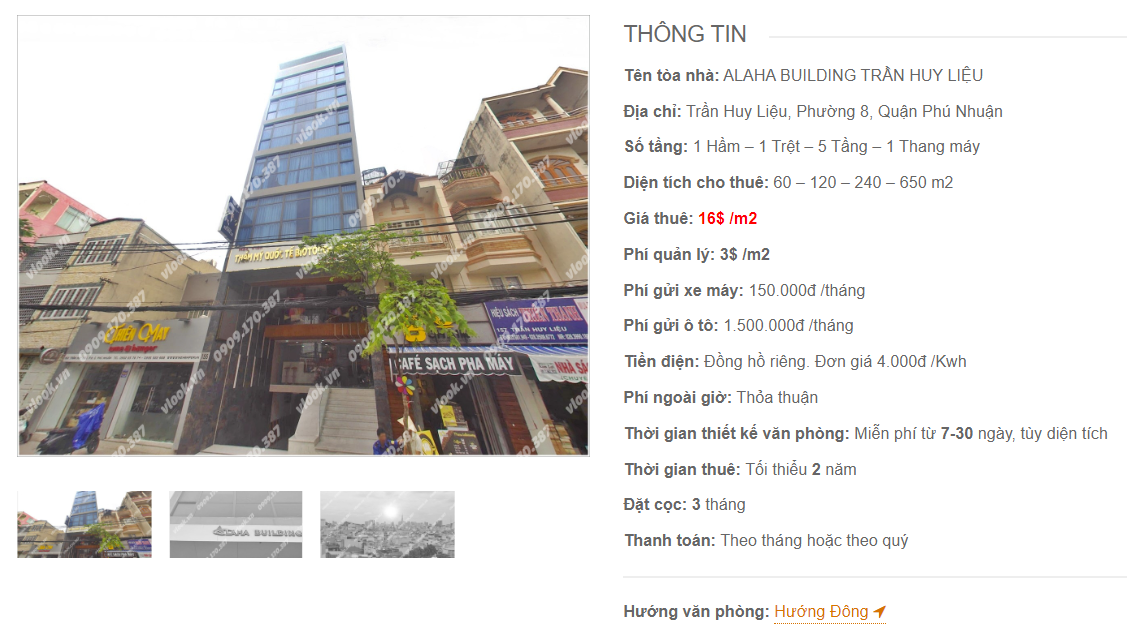 Danh sách công ty thuê văn phòng tại tòa nhà Alaha Building Trần Huy Liệu, Quận Phú Nhuận