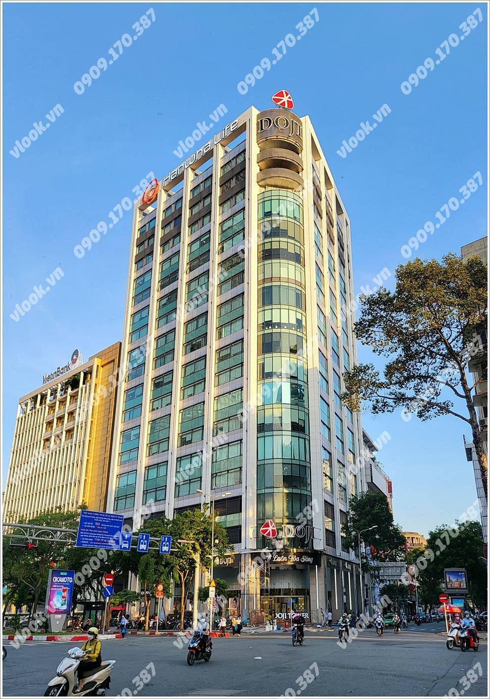 Cao ốc văn phòng cho thuê tòa nhà Doji Tower, Hàm Nghi, Quận 1, TPHCM - vlook.vn