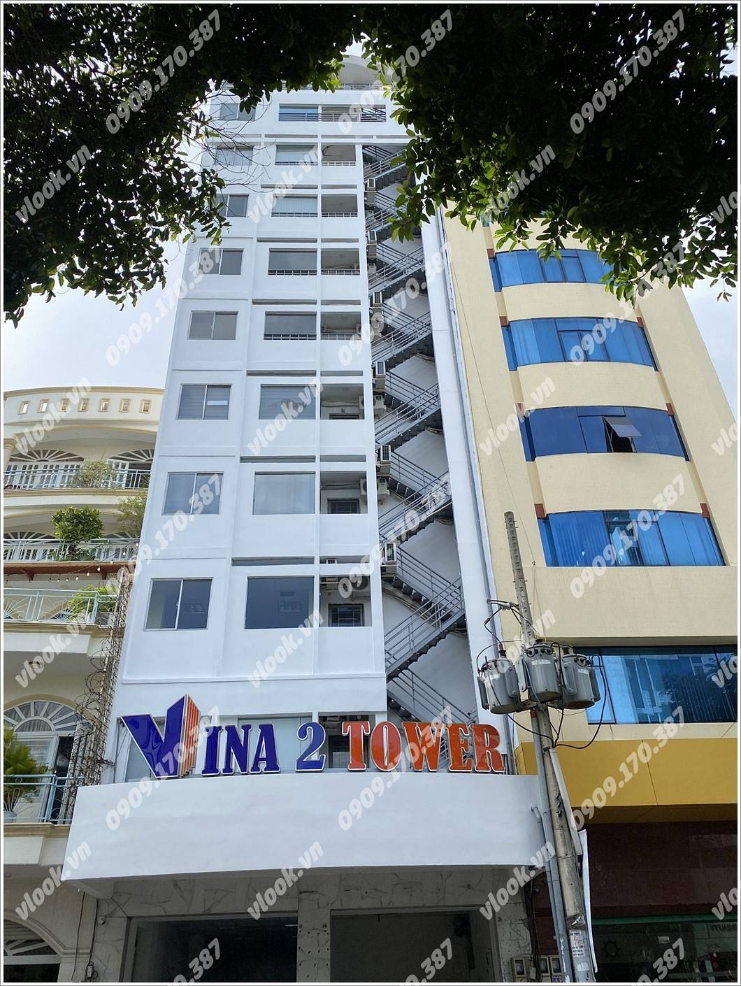 Cao ốc cho thuê văn phòng Vina 2 Tower, Điện Biên Phủ, Quận 3 - vlook.vn