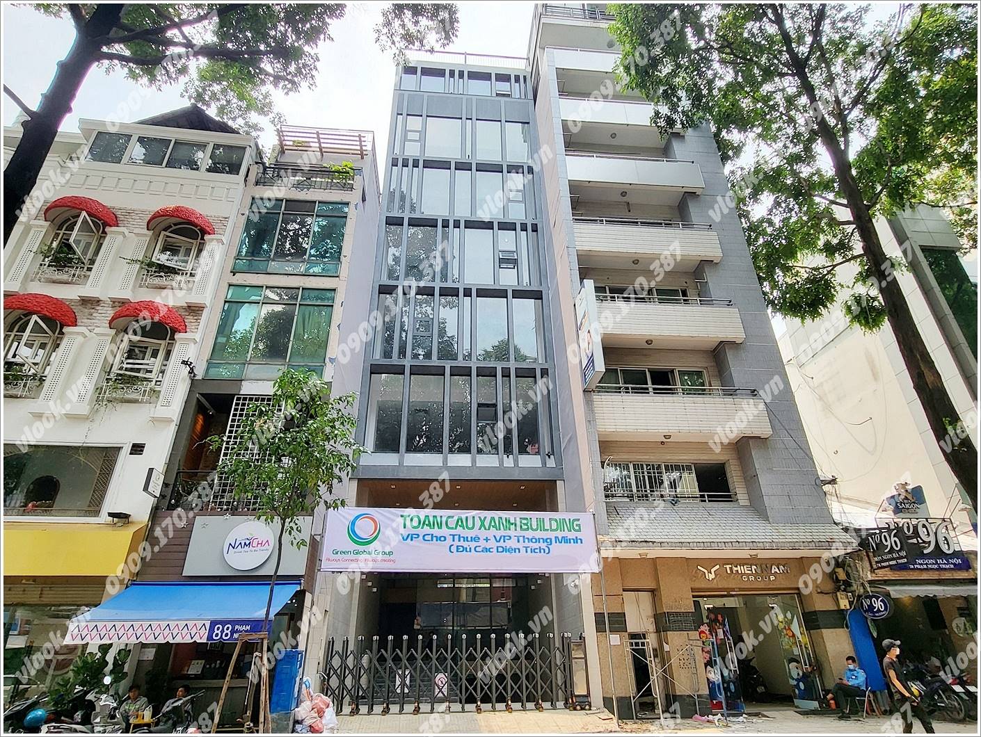 Cao ốc văn phòng cho thuê tòa nhà Toàn Cầu Xanh Building, Phạm Ngọc Thạch, Quận 3, TPHCM - vlook.vn