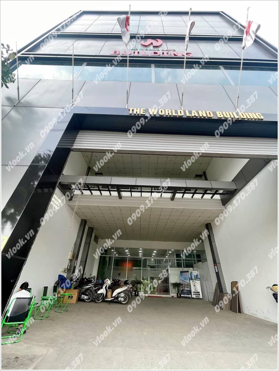 Cao ốc văn phòng cho thuê tòa nhà The Worldland Building, Trần Xuân Soạn, Quân 7, TP.HCM - vlook.vn