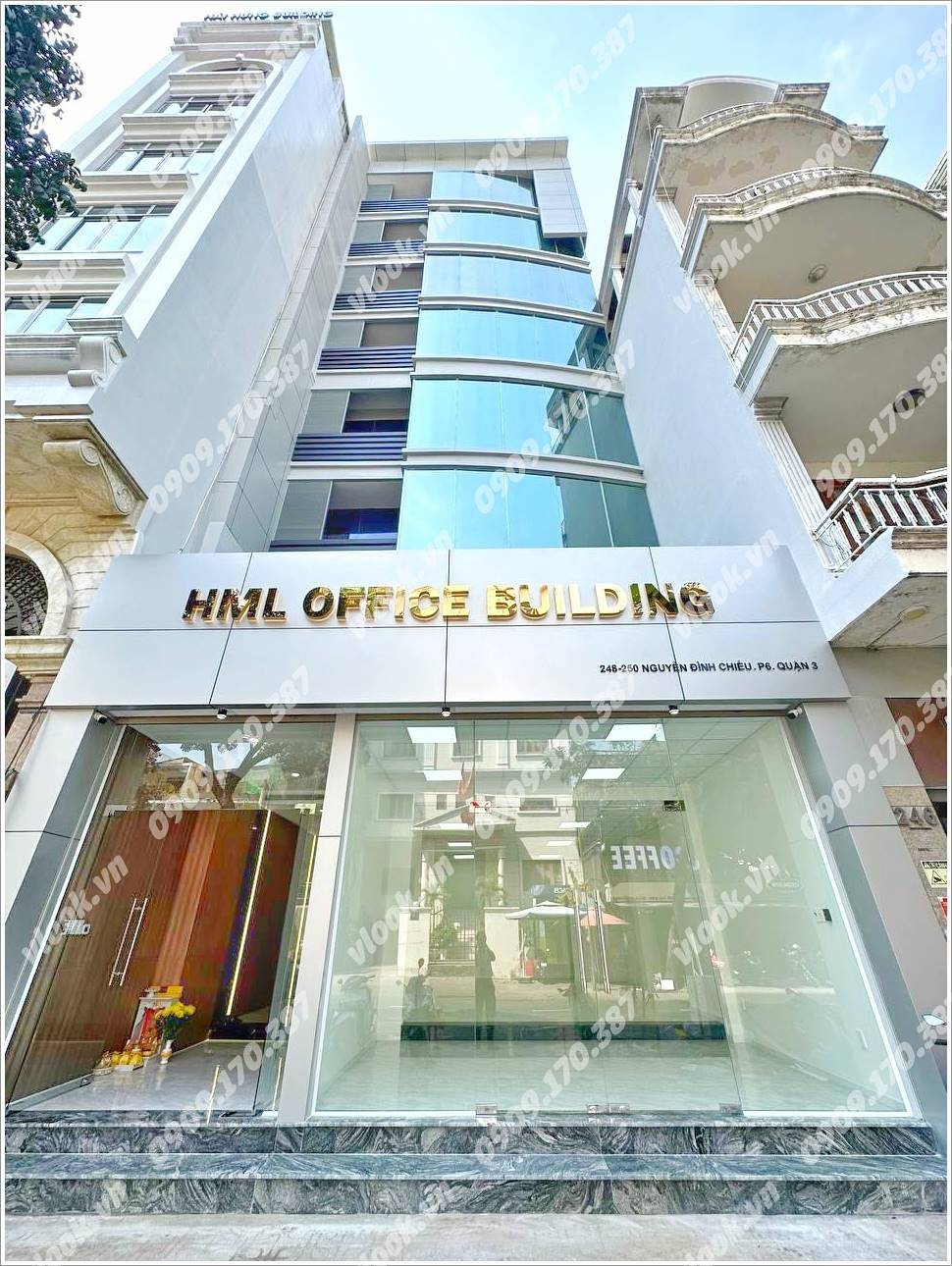 Cao ốc văn phòng cho thuê tòa nhà HML Office Building, Nguyễn Đình Chiểu, Quận 3, TP.HCM - vlook.vn