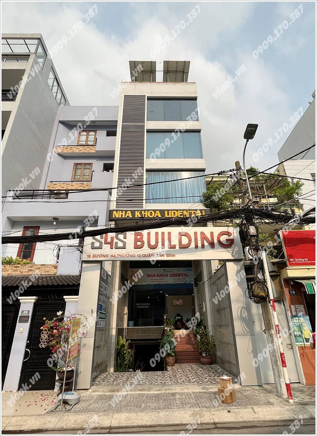 Cao ốc văn phòng cho thuê tòa nhà S4S Building, Đường A4, Quận Tân Bình, TP.HCM - vlook.vn