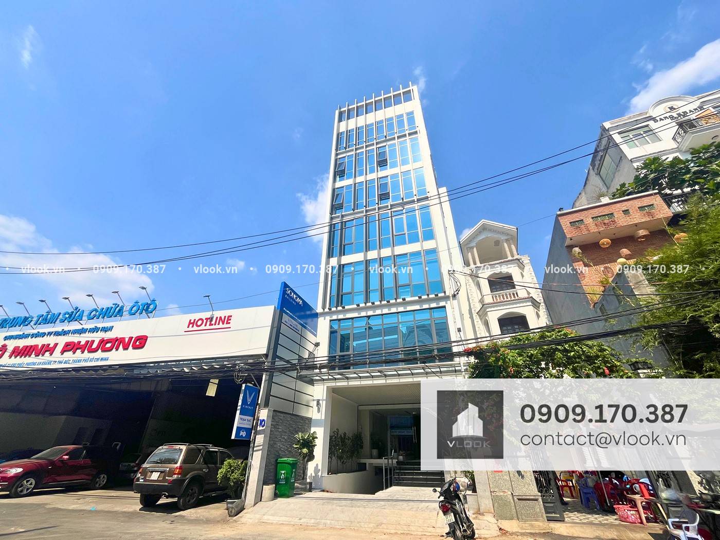 Cao ốc văn phòng cho thuê tòa nhà Songha Building, Đường số 33, Quận 2, Thành phố Thủ Đức TP.HCM - vlook.vn